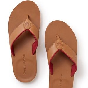 UNTUCKit Brown and Red Men's Sandals